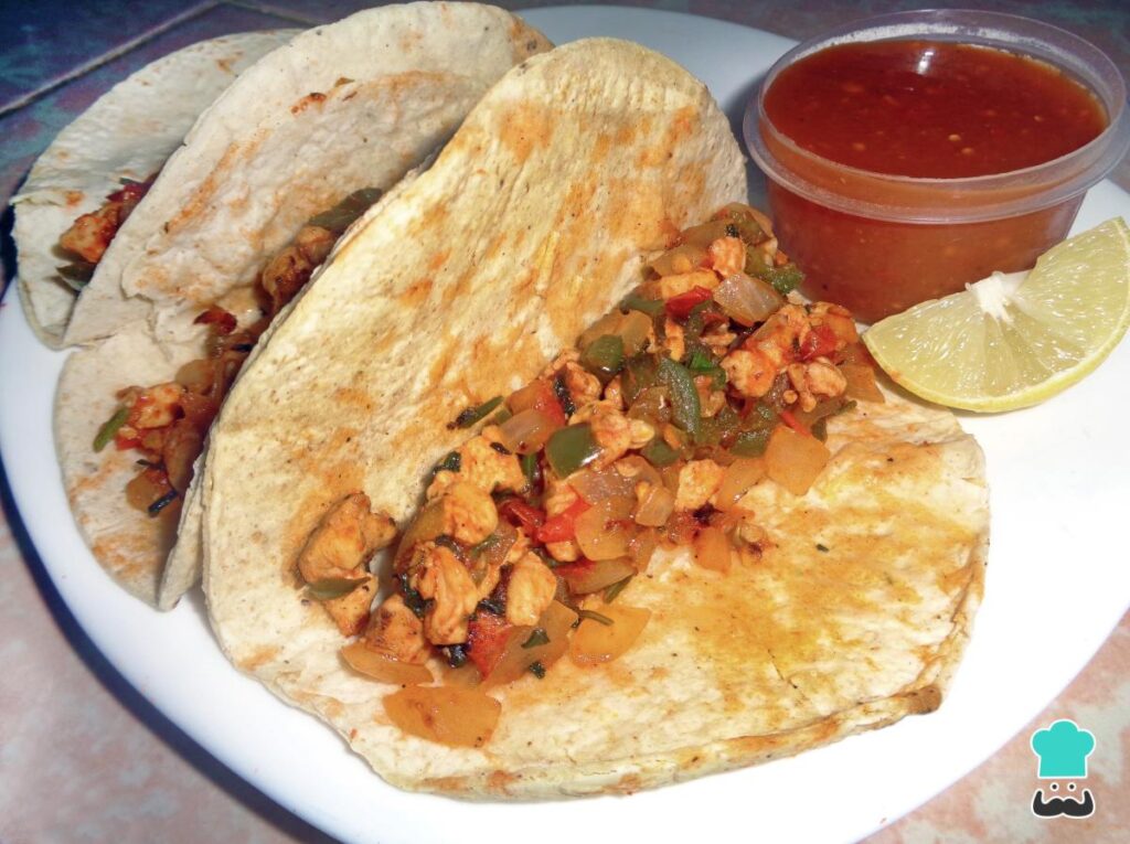 Recette de tacos au poulet mexicain