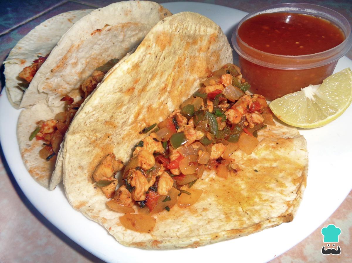 Recette de tacos au poulet mexicain