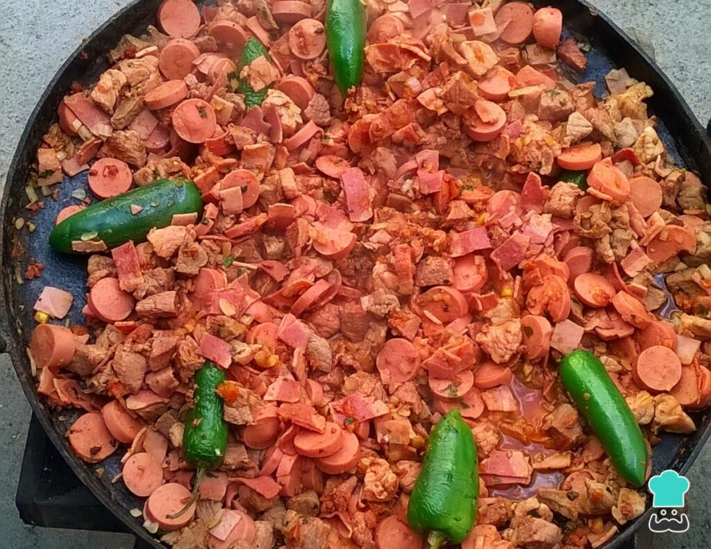 Recette de tacos discada de type chihuahua