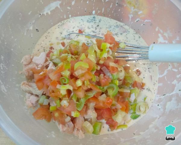 Recette de Quiche au saumon et poireaux - Étape 6