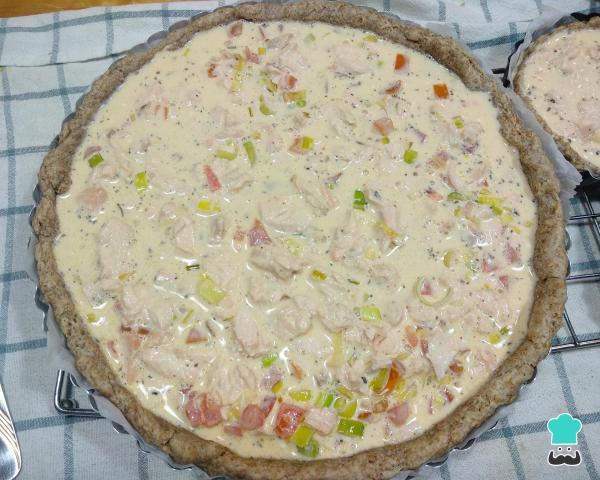 Recette de Quiche au saumon et poireaux - Étape 7