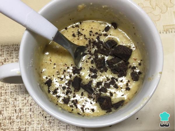 Recette de gâteau au chocolat et aux bananes au micro-ondes - Étape 2