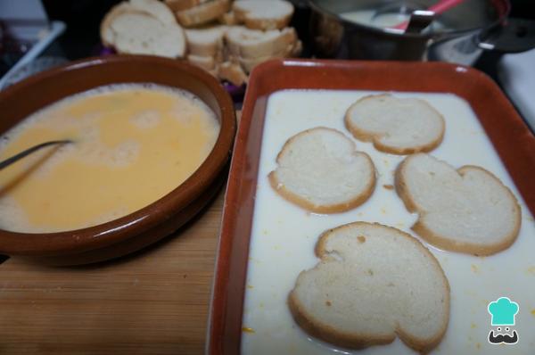 Recette de Torrijas au lait et jus d'orange - Étape 3