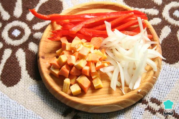 Recette d'antipasti au thon vénézuélien - Étape 2