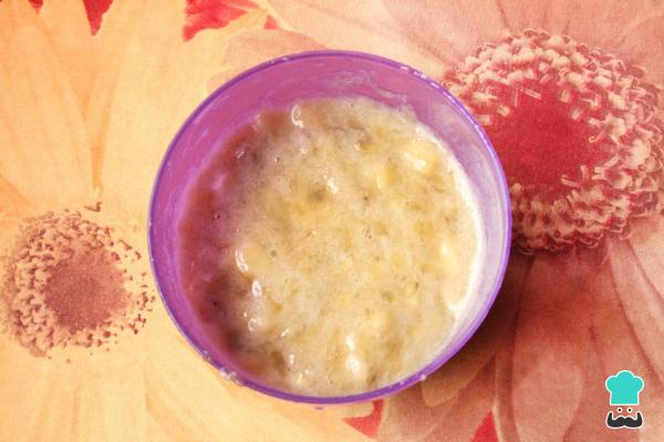 Recette de gâteau Cambur sans sucre ni beurre - Étape 2