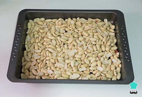 Recette de beurre de cacahuète maison sans sucre - Étape 1