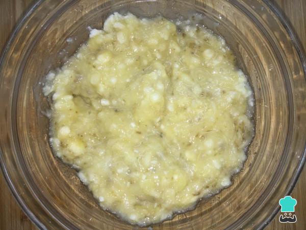 Recette de gâteau fitness à l'avoine et à la banane - Étape 1