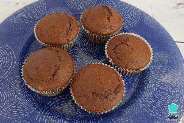 Recette de Muffins végétaliens au chocolat et à l'orange - Étape 5