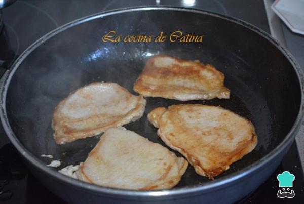 Recette de sandwich Serranito - Étape 2