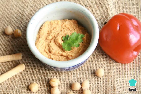 Recette de houmous aux poivrons rôtis - Étape 5