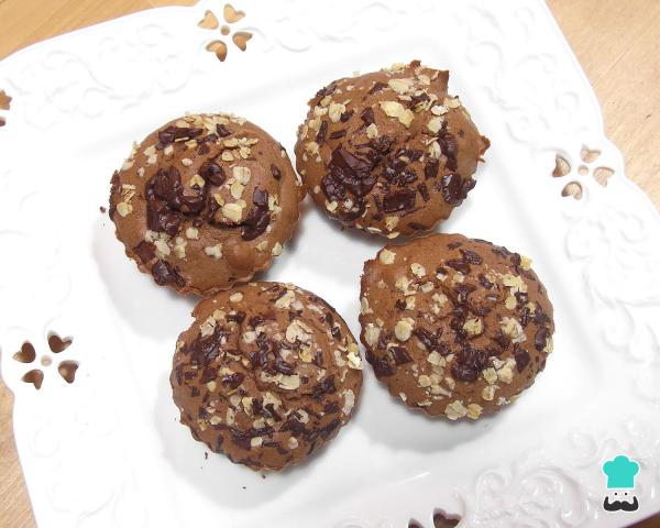 Recette de muffins fitness au chocolat et à l'avoine - Étape 5