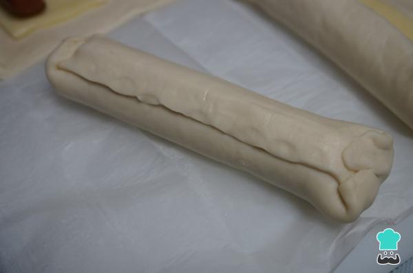 Recette de Pâte feuilletée farcie au fromage de Francfort - Étape 5