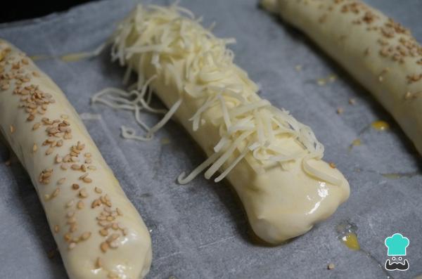 Recette de Pâte feuilletée farcie au fromage de Francfort - Étape 8
