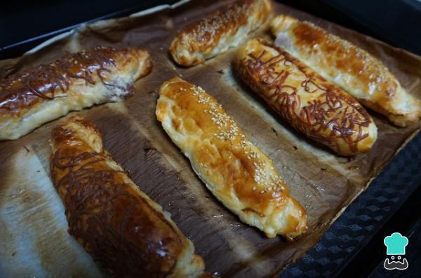 Recette de Pâte feuilletée farcie au fromage de Francfort - Étape 9