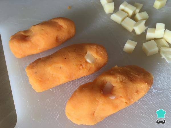 Recette des Croquettes de Patate Douce et Fromage étape par étape - Étape 4