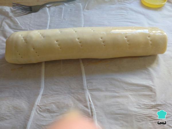 Recette de Pâte feuilletée au jambon Serrano et fromage - Étape 5