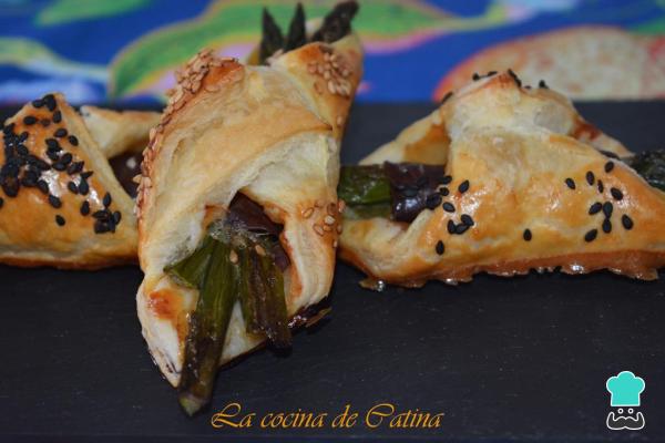 Recette des mouchoirs farcis en pâte feuilletée - Étape 4