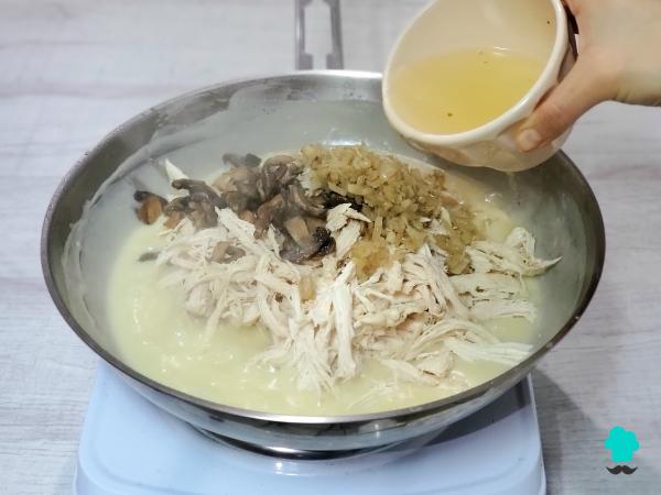 Recette de Lasagnes au poulet et champignons : facile, crémeuse et très juteuse - Étape 7