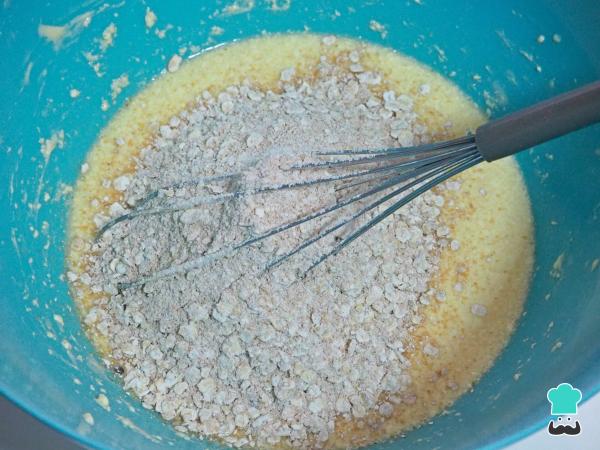 Recette Gâteau à la farine d'épeautre et aux flocons d'avoine - Étape 3