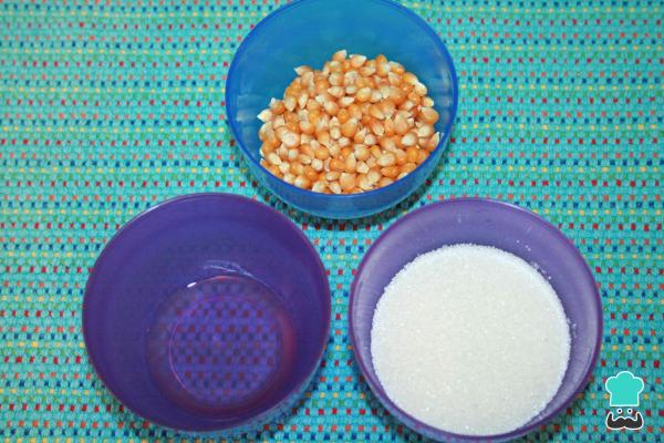 Recette de pop-corn sucré - Étape 1