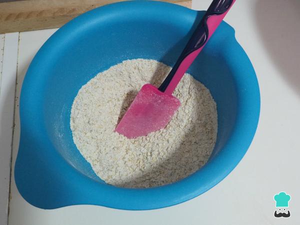 Recette de biscuits sains à l'avoine - Étape 1