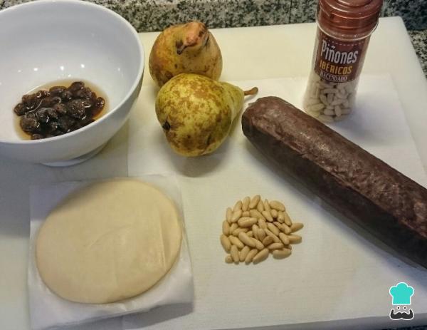 Recette des Sachets de boudin noir à la poire - Étape 1