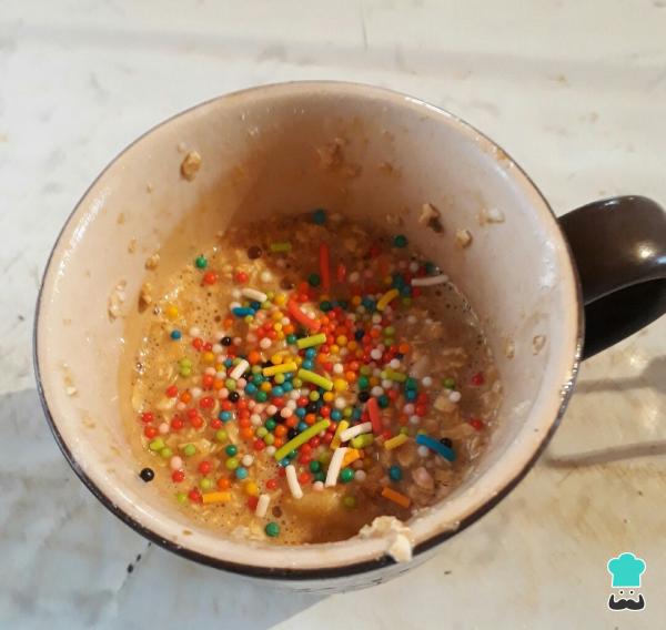 Recette de Mug cake à la banane et aux flocons d'avoine - Étape 3