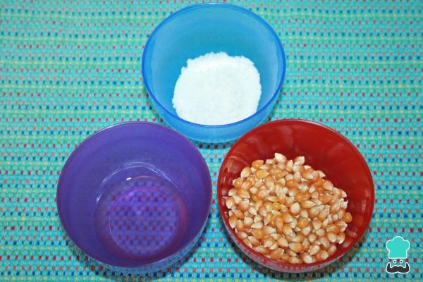 Recette de pop-corn à la poêle - Étape 1