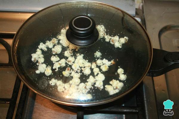 Recette de pop-corn à la poêle - Étape 4