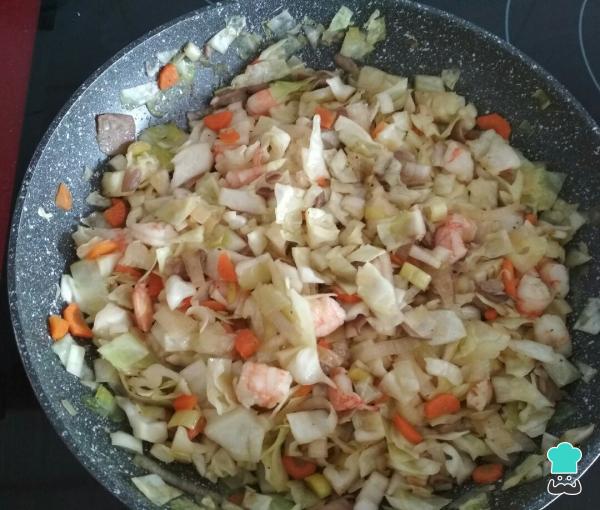 Recette de Rouleaux de Printemps aux Gaufrettes de Riz - Étape 2