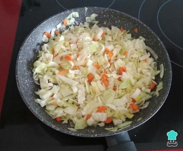 Recette de Rouleaux de Printemps aux Gaufrettes de Riz - Étape 1