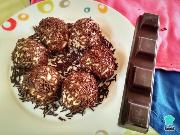 Recette Panellets de chocolat sans cuisson - Étape 6