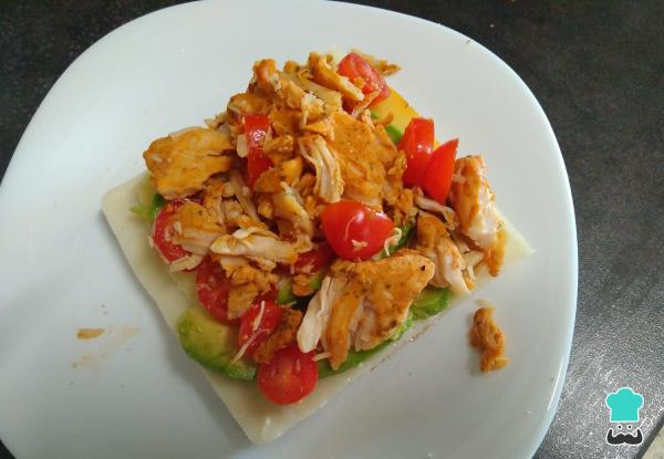 Recette de sandwich au poulet râpé – Étape 4