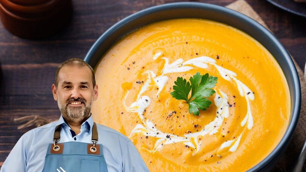 David de Jorge, chef : « Le dîner d'automne le plus simple et le plus délicieux est préparé avec 1 kg de potiron, 500 g de carotte et de gingembre »