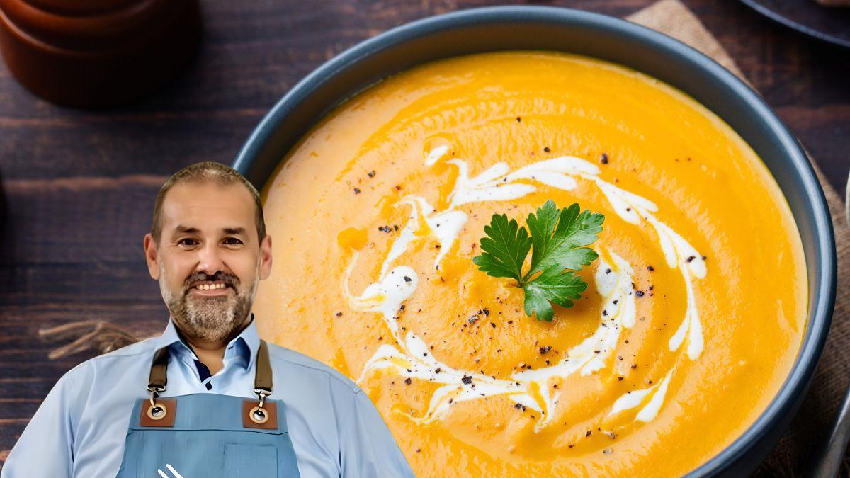 David de Jorge, chef : « Le dîner d'automne le plus simple et le plus délicieux est préparé avec 1 kg de potiron, 500 g de carotte et de gingembre »