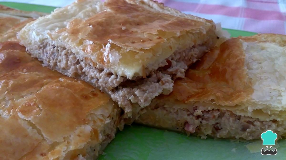 Recette d'empanada au poulet, bacon et champignons