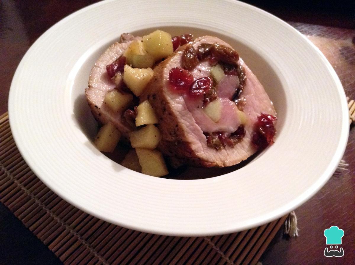 Recette de Longe de Porc Farcie aux Fruits