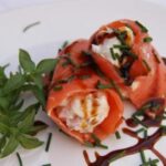 Recette de Rouleaux de saumon au fromage et aux noix