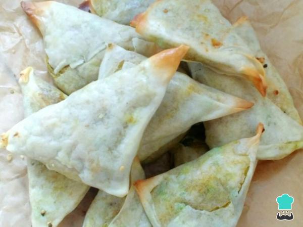 Recette de Samoussas aux légumes avec pâte filo