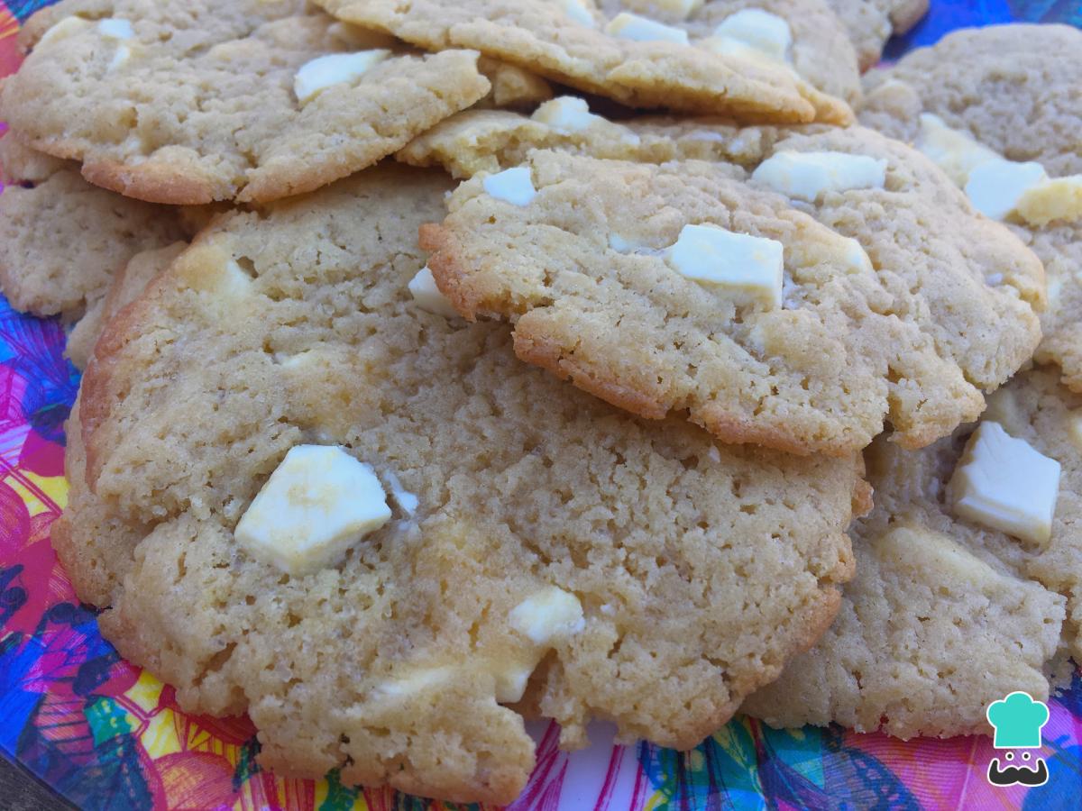 Recette de biscuits au chocolat blanc