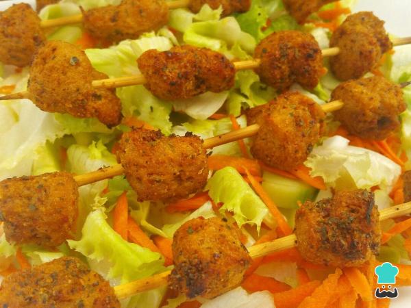 Recette de brochettes de soja à texture épaisse