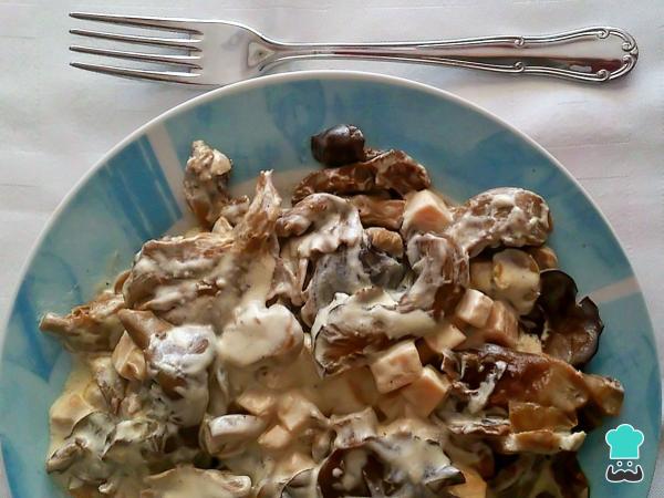 Recette de champignons à la crème