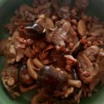Recette de champignons sautés au jambon