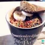 Recette de mug cake à la banane et à l'avoine