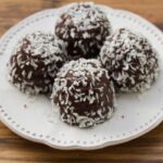 Recette de panellets de noix de coco et de chocolat