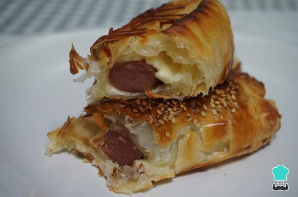 Recette de pâte feuilletée farcie au fromage