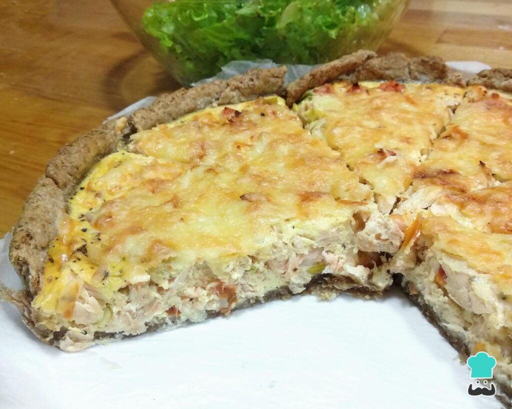 Recette de quiche au saumon et poireaux