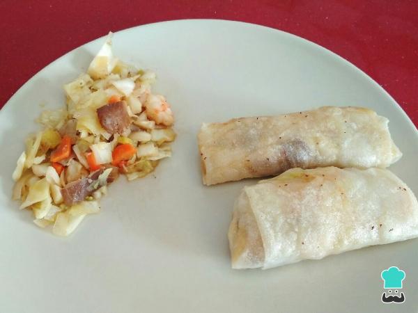 Recette de rouleaux de printemps aux galettes de riz