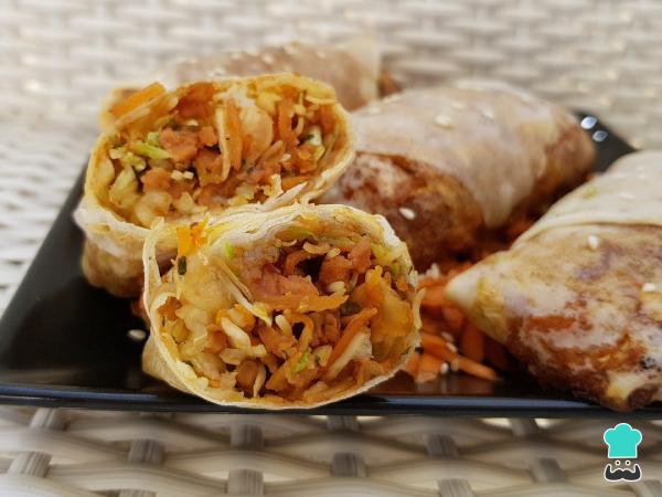 Recette de rouleaux thaïlandais farcis aux légumes