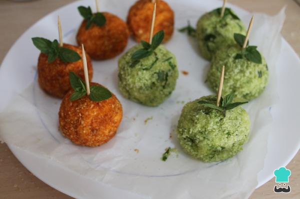 Recette Boulettes de fromage et tomates - Étape 6